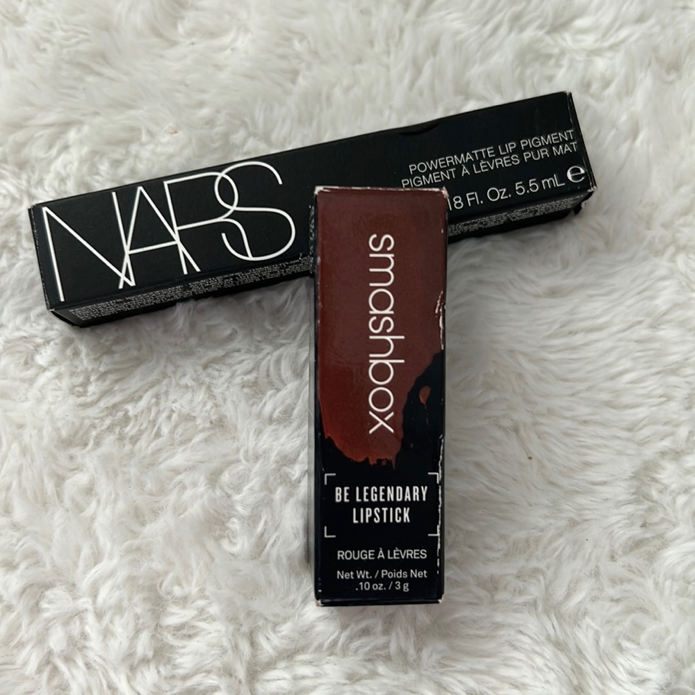 NARS Lip pigment/SmashBox lipstick